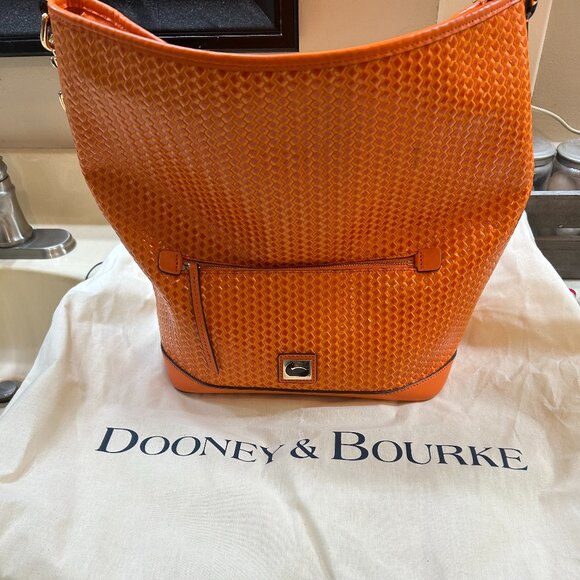Dooney & Bourke Camden Woven Hobo - Picture 13 of 14